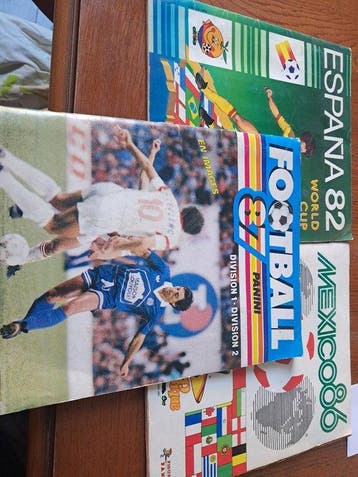 1982, 1986 Panini World Cup Stickers, WC Mexico 86, WC Spain, Nieuw
