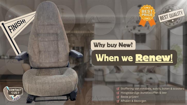 Auto stoelen/campers bekleden, Auto-onderdelen, Interieur en Bekleding, Alfa Romeo, Audi, BMW, Citroën, Ford, Honda, Jeep, Mercedes-Benz