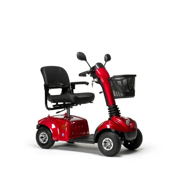 Vermeiren Eris compacte scootmobiel rood, Diversen, Brommobielen en Scootmobielen, Nieuw, Vermeiren, Ophalen of Verzenden