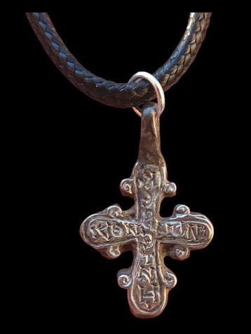 Byzantijns Zilver Kruis - 18.9 mm