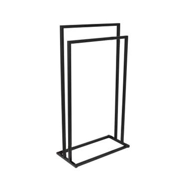 Handdoekenrek Staal | Modern | Nieuw | Scherpe Prijs, Ophalen of Verzenden, Nieuw, Zwart, Handdoekenrek