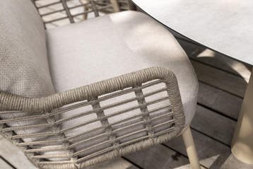 Puglia Nevada low dining tuinset 250x105xH69 cm 7 delig, Ophalen of Verzenden, Nieuw
