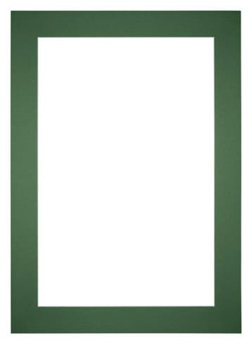 Passe-Partout 20x28 cm - Fotomaat 9x13 cm - Groen Bos - Voor, Verzenden, Nieuw
