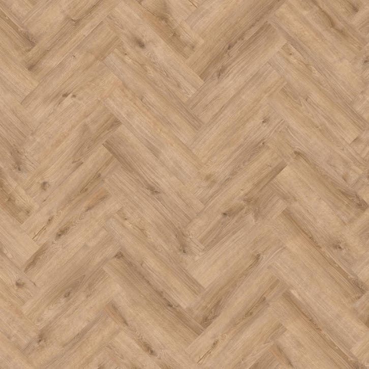Plak pvc Visgraat  |  Moduleo Roots Herringbone Galway Oak, Huis en Inrichting, Stoffering | Vloerbedekking, Ophalen