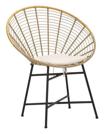 STOEL PANAMA GRID MET KUSSEN CM 72X56,5X88, Huis en Inrichting, Stoelen, Ophalen of Verzenden, Nieuw