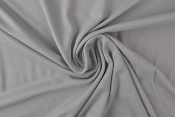 Viscose tricot Zilvergrijs - rol 40 meter, Verzenden, Nieuw