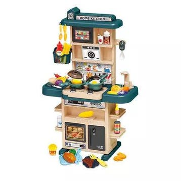 Keuken met 43 delige accessoire set Groen (Speelgoed), Kinderen en Baby's, Ophalen of Verzenden, Nieuw