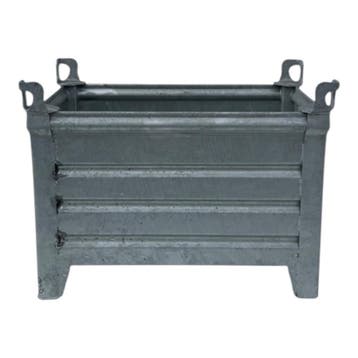 Verzinkte stapelbak S geprofileerde staalplaat 800x530x600mm, Nieuw, 75 tot 100 cm, 40 tot 60 cm, 50 cm of meer