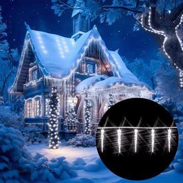 Kerstballenverlichting 80 LED´s Warmwit 13m (Interieur), Verzenden, Nieuw