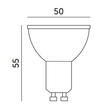 10 stuks Philips LED GU10 4.6W/827 36º 355lm Niet-Dimbaar.., Ophalen of Verzenden, Nieuw