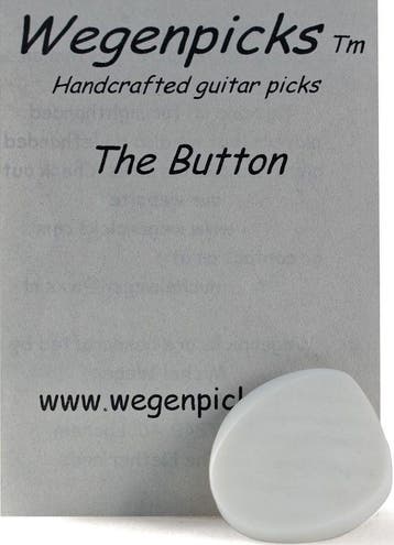 Wegen B The Button Plectrum - 5.00 mm - Wit - Set van 1, Muziek en Instrumenten, Ophalen of Verzenden, Nieuw, Elektrische gitaar