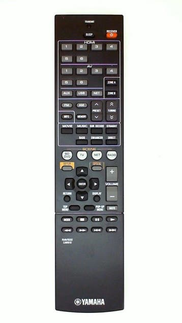Afstandsbediening Yamaha rav522 ZJ66510 RX-V477, Ophalen of Verzenden, Nieuw, Origineel