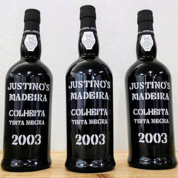2003 Justinos, Colheita Tinta Negra - Madeira DOC - 3, Nieuw