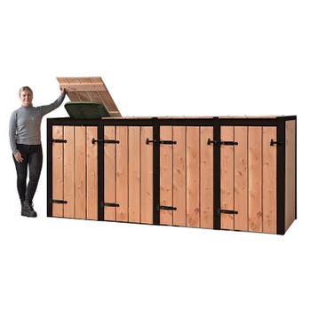 Houten Containerombouw / Kliko Ombouw, Tuin en Terras, Bergingen en Tuinkasten, Ophalen of Verzenden, Nieuw, Hout, Containerberging