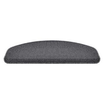 Trapmat set afgerond zelfklevend 15 stuks donkergrijs, Verzenden, Nieuw