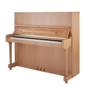 Petrof P 125 F1 Alder messing piano, Nieuw, Bruin, Piano