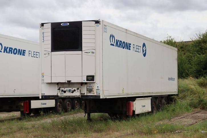 Veiling: Reefer Oplegger Krone SD 39000kg 2015, Auto's, Vrachtwagens, BTW verrekenbaar, Overige brandstoffen, Overige kleuren