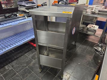 RVS verrijdbare kar, Nieuw in verpakking