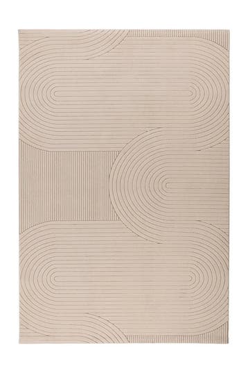 Japandi Vloerkleed | Napoli | Stroken | Taupe | 120x170 cm, Verzenden, Nieuw