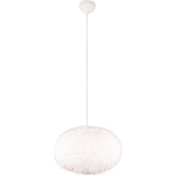 LED Hanglamp Trion Fluffy XL - Taupe synthetisch pluche, 1-l, Ophalen of Verzenden, Nieuw