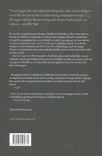 Clarice Lispector / Open Domijn 9789029505772 Benjamin Moser, Verzenden, Gelezen, Benjamin Moser