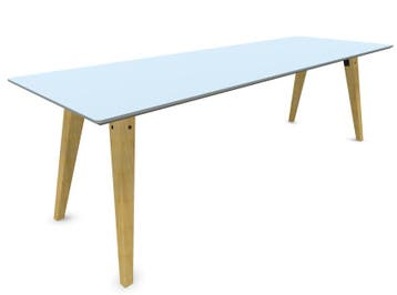 Cube Design Spider tafel, 160-300x90cm, houten onderstel, Overige plaatsen, Ophalen of Verzenden, Nieuw in verpakking, Stoel