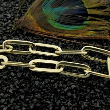 Gouden closed forever armband. (Schakelarmband), Ophalen of Verzenden, Gebruikt, Goud, Goud