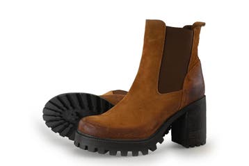 Virmondana Chelsea boots in maat 39 Bruin, Kleding | Dames, Schoenen, Bruin, Overige typen, Zo goed als nieuw, Verzenden