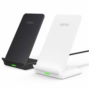 NIEUW: 2x Choetech draadloze oplader standaard - zwart/wit, Telecommunicatie, Mobiele telefoons | Telefoon-opladers, Ophalen of Verzenden