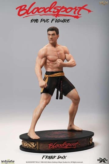 Bloodsport PVC Statue 1/10 Frank Dux 20 cm, Ophalen of Verzenden, Nieuw