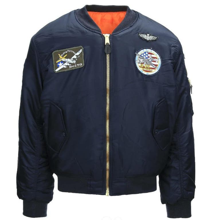 American Militairy 1 - USAF Blauw, Kleding | Heren, Jassen | Winter, Blauw, Nieuw, Overige maten, Ophalen of Verzenden