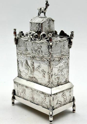 No reserve-Zeer grote,zware (188,00 gr) 19e eeuwse Theebus, Antiek en Kunst