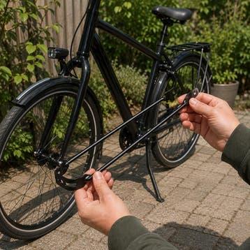 Kalloy BD0903A Spatbordstang mat-zwart (Fietsonderdelen), Ophalen of Verzenden, Nieuw, Derailleur of Ketting