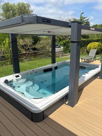 Zwemspa Overkapping Elektrisch | Zwembadoverkapping | Cover, Verzenden, Nieuw