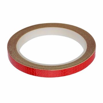Reflecterende tape - ROOD - 8 meter - 8mm, Ophalen of Verzenden