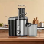 Sapcentrifuge – Juicer met 2 Snelheden en Brede Vulopening, Verzenden, Nieuw