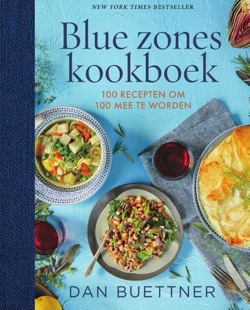 Het blue zones kookboek - Dan Buettner 9789000371556, Verzenden, Zo goed als nieuw, Dan Buettner