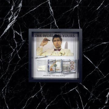 Fotolijst - Hout - 25 × 25 cm – Tony Montana, Nieuw