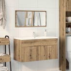 Wandkast Badkamer 90cm Artisanaal | Laatste Stuk!, Huis en Inrichting, Badkamer | Badkamermeubels, Spiegelkast, Nieuw, Minder dan 100 cm