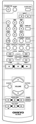 Afstandsbediening Onkyo rc-662s, Ophalen of Verzenden, Nieuw, Origineel