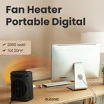 2dekans | Auronic Ventilatorkachel Digitaal - Keramische, Ophalen of Verzenden, Zo goed als nieuw