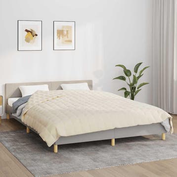 vidaXL Verzwaringsdeken 200x200 cm 13 kg stof, Verzenden, Nieuw