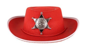 Cowboy hoedje kind rood 52 cm, Ophalen of Verzenden, Nieuw