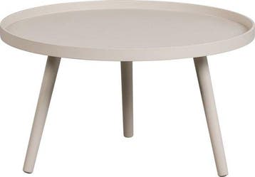 WOOOD Mesa Bijzettafel L - Hout - Antique Beige - 34x60x60, Verzenden, Nieuw