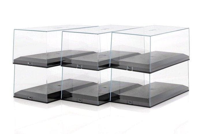 Exclusiv Cars 1:18 - Modelauto (6) - Set van 6 vitrines voor, Hobby en Vrije tijd, Modelauto's | 1:5 tot 1:12