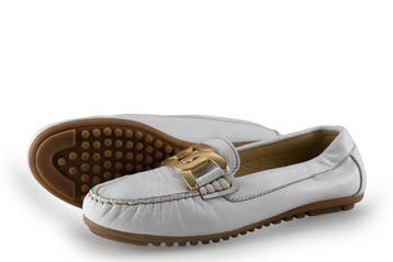 Tods Loafers in maat 37 Wit, Verzenden, Wit, Overige typen, Zo goed als nieuw
