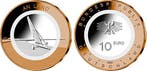 Brd 10 Euro Luft bewegt 2020 An Land mit Polymerring en R..., Verzenden