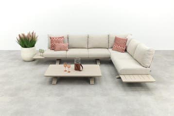 Suns Stockholm hoekbank loungeset - Champagne, Verzenden, Nieuw, Overige materialen, Loungeset