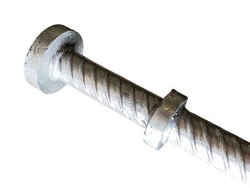Zware Tentharing met dubbele kop - 110 cm - Ø 28 mm, Verzenden, Nieuw