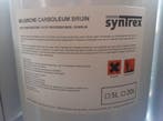 120 liter CARBOLEUM - CARBOLINEUM - CARBOBRUIN - bruinoleum, Ophalen of Verzenden, Nieuw, Bruin, Beits